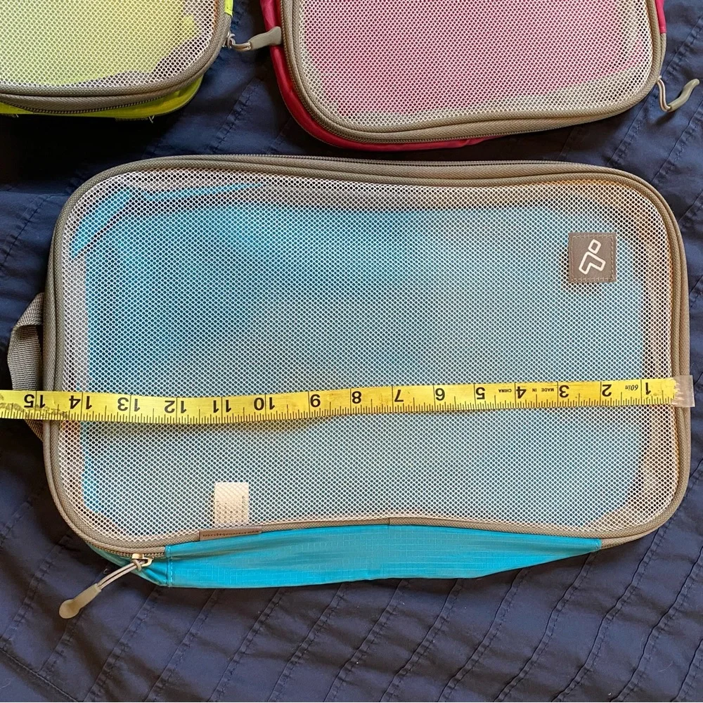 3 Mesh Cosmetics/Travel Bags